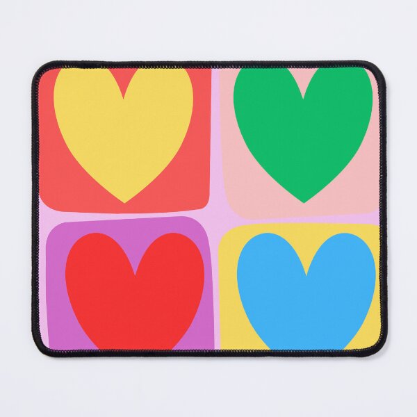 Item preview, Bright Granny Square Heart Quilt Background designed and sold by Colorfuly.