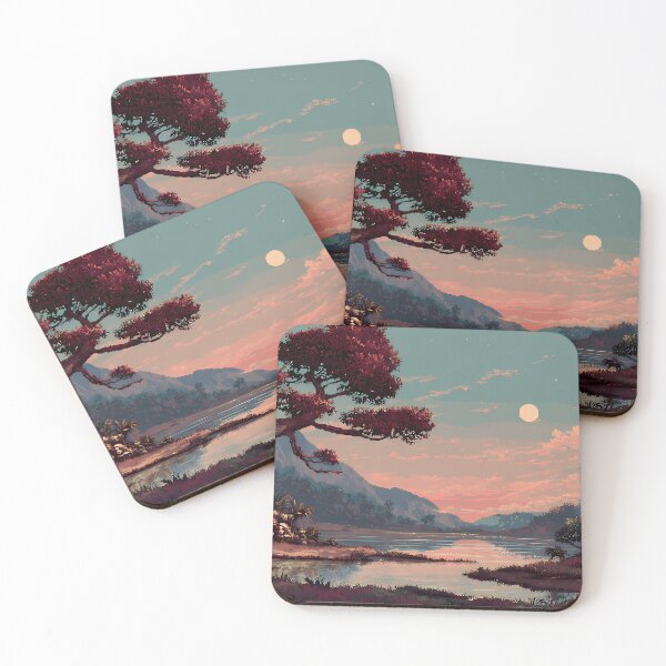 Item preview, Desert Retro Pixel Art 8Bit Illustration Aesthetic Landscapes  designed and sold by ART ATTACK ZONE.