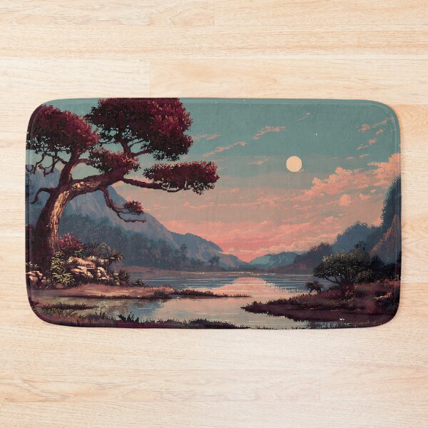 Item preview, Desert Retro Pixel Art 8Bit Illustration Aesthetic Landscapes  designed and sold by ART ATTACK ZONE.