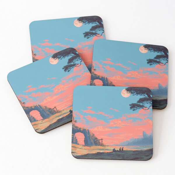 Item preview, Rock Retro Pixel Art 8Bit Illustration Aesthetic Landscapes  designed and sold by ART ATTACK ZONE.