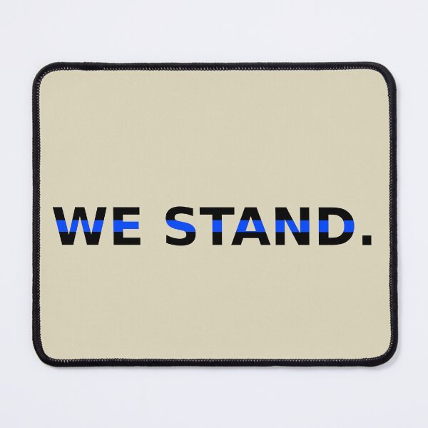Item preview, We Stand - Thin Blue Line Design | Police & Emergency Services | Solidarity & Respect designed and sold by Lineforge by BehrfectMoments.