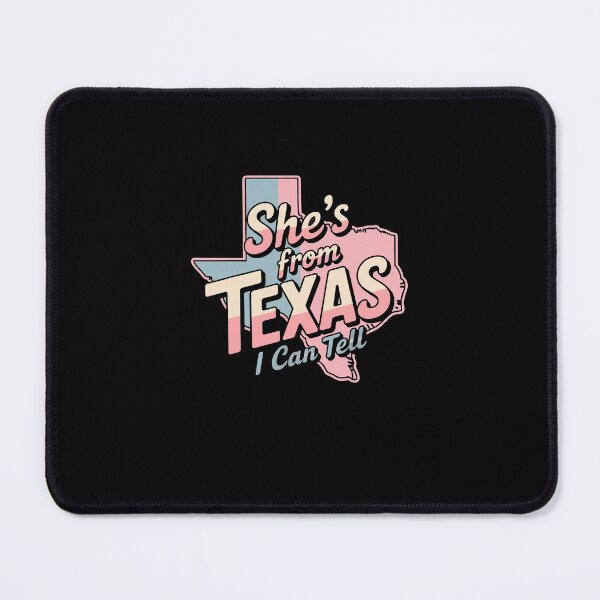 Item preview, She's From Texas I Can Tell Retro Vintage Texas Girl Map designed and sold by najaks.