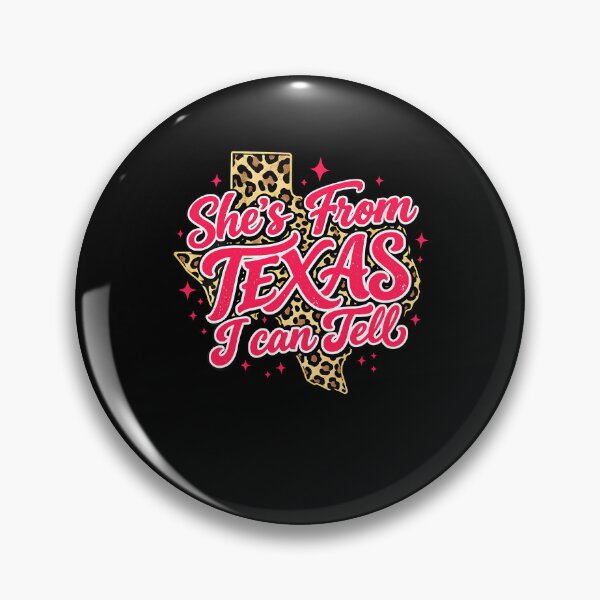 Item preview, She's From Texas I Can Tell Retro Texas Girl Map Leopard Print designed and sold by najaks.
