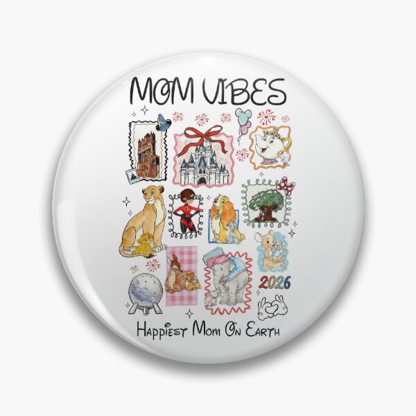 Item preview, Mom Vibes Coquette Bow Preppy Stamp Mother’s Day Mom  designed and sold by najaks.