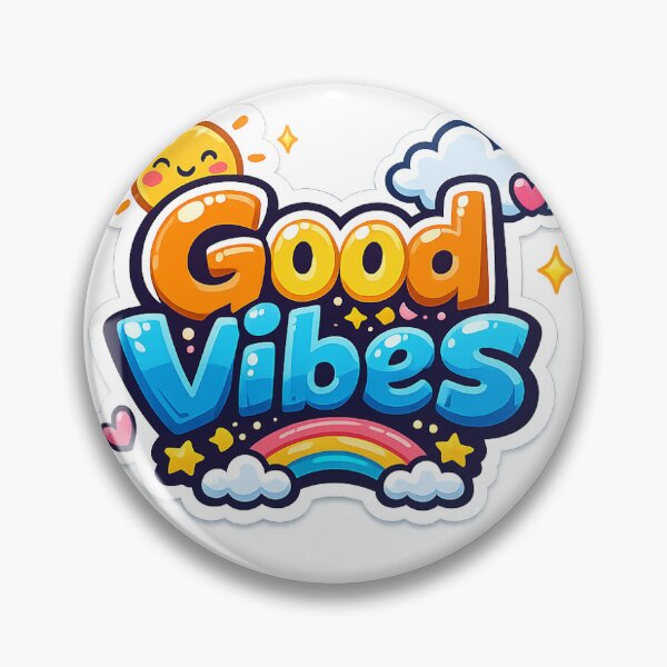 Item preview, Good Vibes – Sticker Coloré et Positif  Style Cartoon Kawaii designed and sold by danti96.