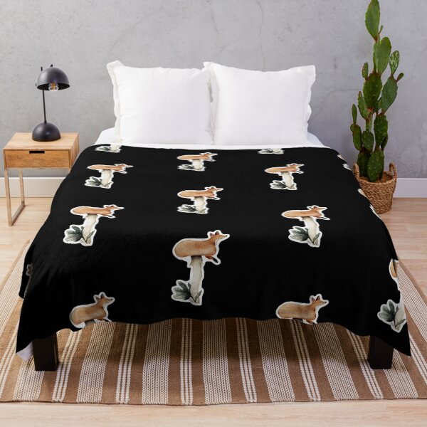 Item preview, Whimsical Watercolor Fox Mushroom Cub designed and sold by kndzxf.