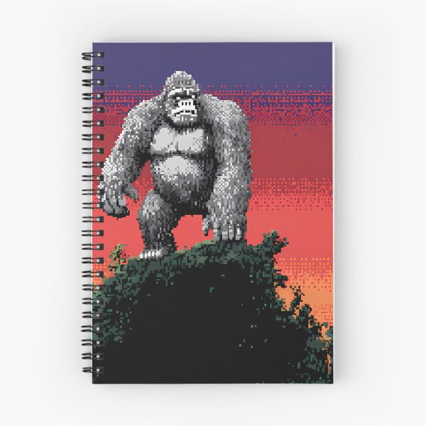 Item preview, Gorilla Retro Pixel Art 8Bit Illustration Aesthetic Landscapes  designed and sold by ART ATTACK ZONE.