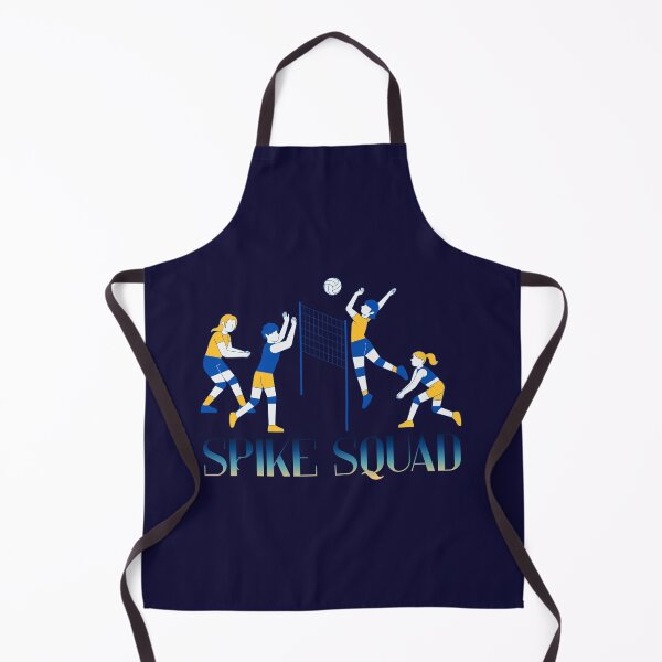 Item preview, Blue and Yellow High-energy Volleyball Illustration designed and sold by LoudVictory.