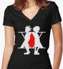 H X H Women's Fitted V-Neck T-Shirt