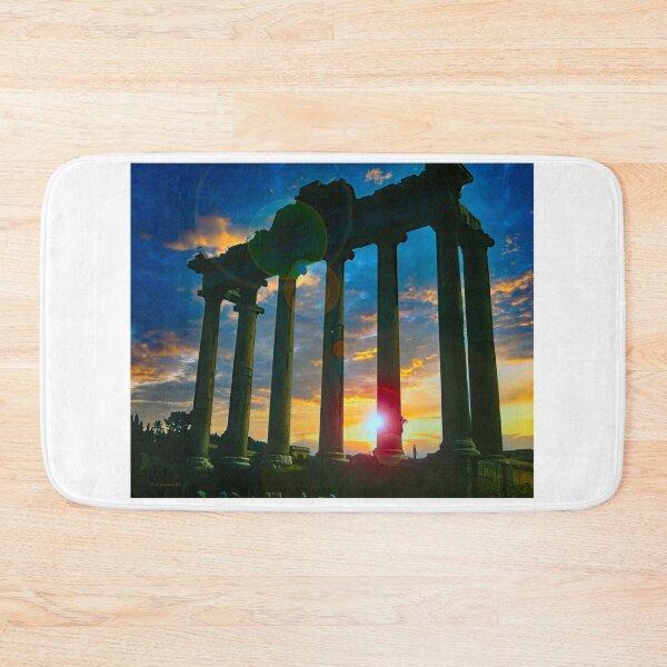 Item preview, Rome, Italy, June 8, 1959, Temple of Saturn Ruins at Sunset designed and sold by AMacGPhilly.