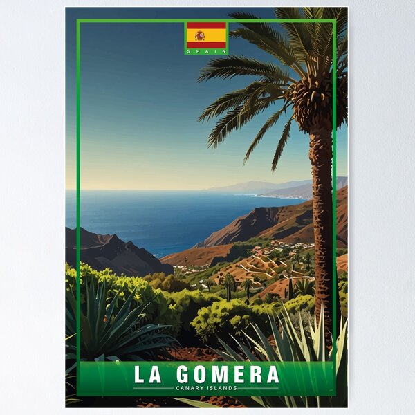 Item preview, La Gomera Canary Islands Spain Travel designed and sold by Thistle-TShop.