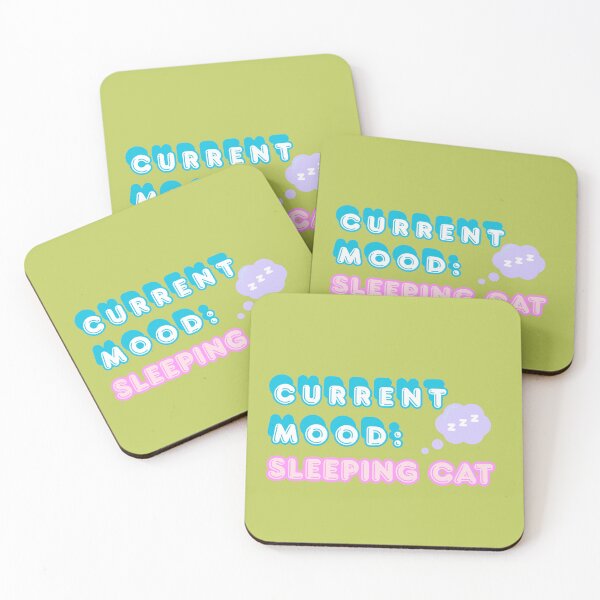 Item preview, Current Mood: Sleeping Cat | Funny Cat Lover Design  designed and sold by CuteVibesStudio.