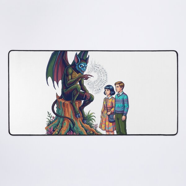 Item preview, The Bat Demon and the Boy and Girl designed and sold by PP&RAINBOW SHOP.
