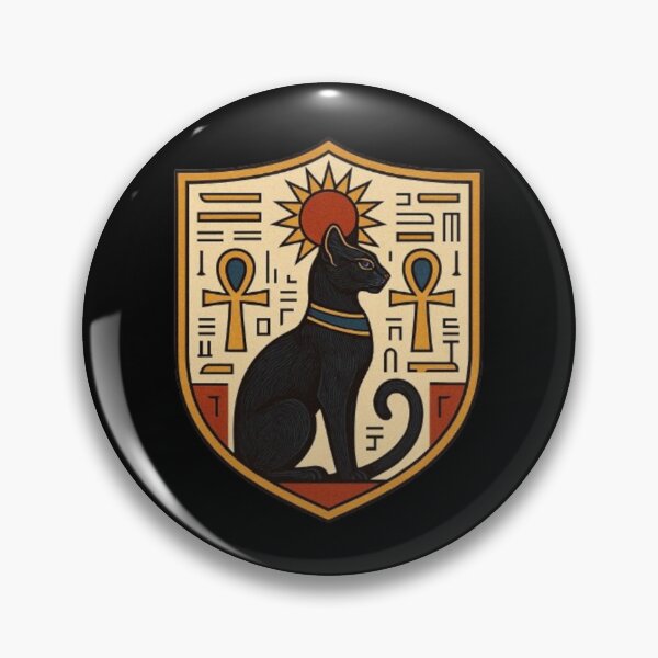 Item preview, Egyptian Cats key of life – Ancient Sacred Felines, Bastet Goddess Symbols, Mythological Cat Guardians of Egypt designed and sold by Typologystudios.