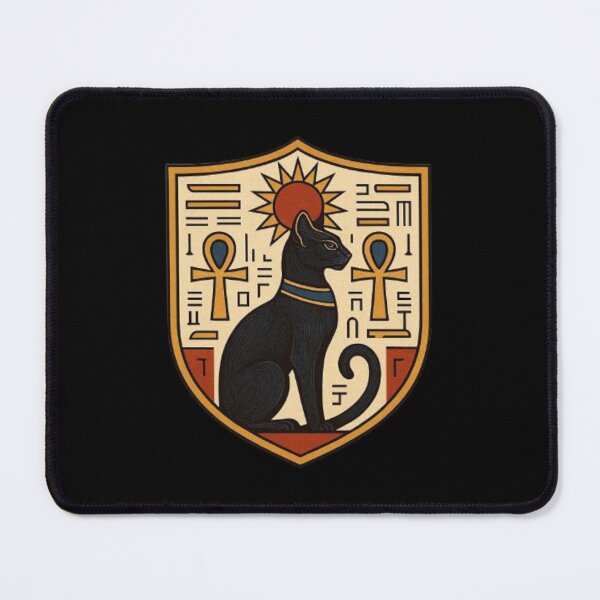 Item preview, Egyptian Cats key of life – Ancient Sacred Felines, Bastet Goddess Symbols, Mythological Cat Guardians of Egypt designed and sold by Typologystudios.