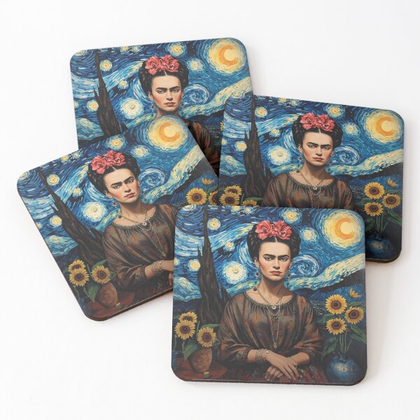 Item preview, Freida Kahlo in Starry nights designed and sold by Anisha  Vaz.