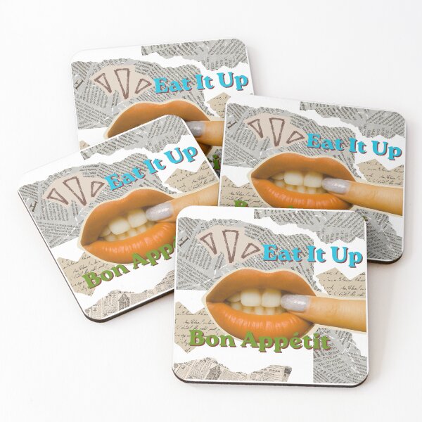 Item preview, Eat It Up Bon Appétit Newspaper Rip Kpop Art Graphic Tee designed and sold by Oichiana.