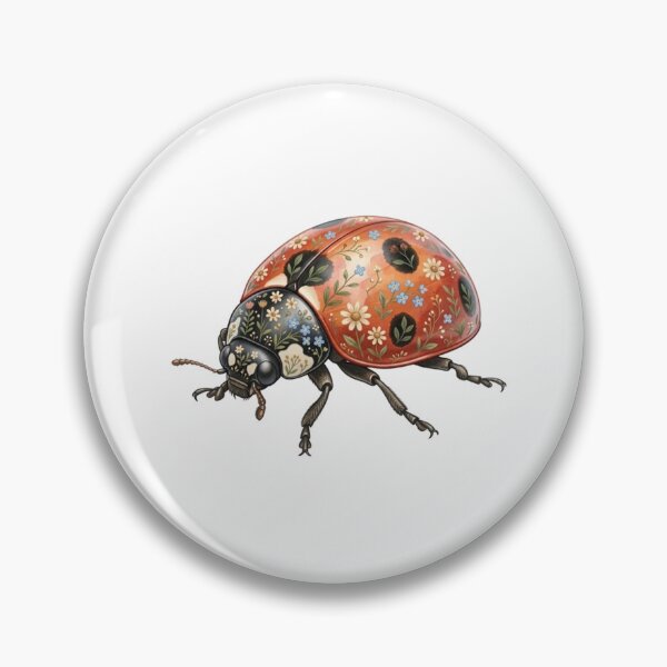 Item preview,  Watercolor Ladybug – Cute Nature Flowers designed and sold by SOUFIANE1991.