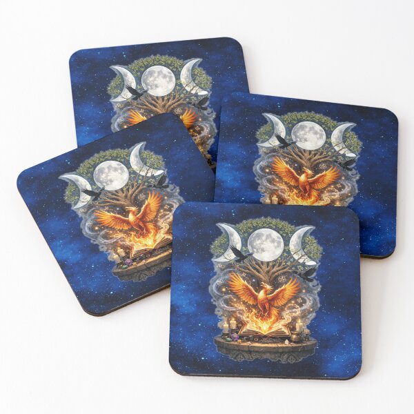 Item preview, Phoenix Rising from the Grimoire – Triple Moon Magic designed and sold by MysticOzzy.