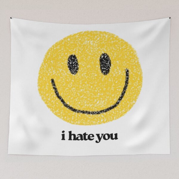 Item preview, smile funny edgy sarcastic face designed and sold by musclegirly.