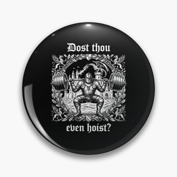 Item preview, Dost Thou Even Hoist Medieval Knight Gym Pump Cover Fitness designed and sold by najaks.