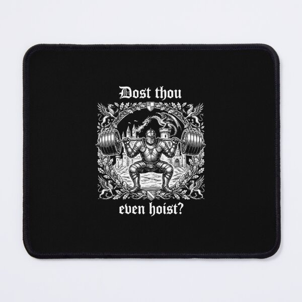 Item preview, Dost Thou Even Hoist Medieval Knight Gym Pump Cover Fitness designed and sold by najaks.