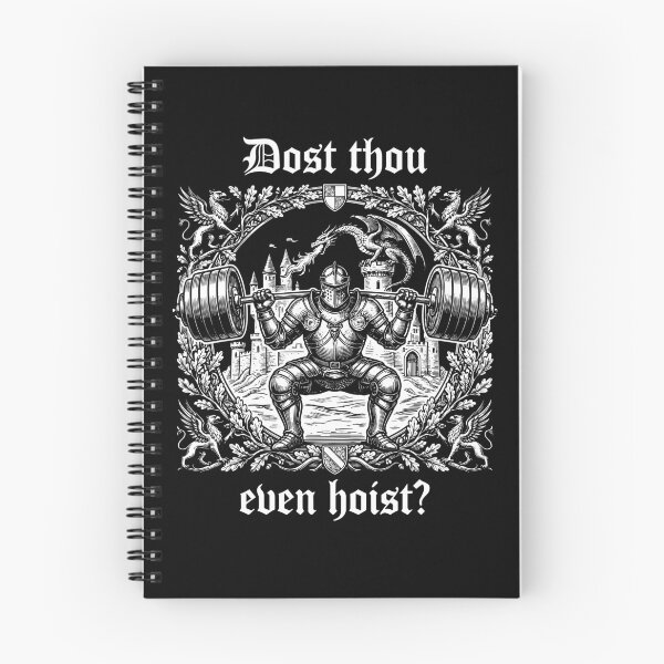 Item preview, Dost Thou Even Hoist Medieval Knight Gym Pump Cover Fitness designed and sold by najaks.
