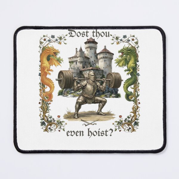 Item preview, Dost Thou Even Hoist Gothic Deadlifting Gym Workout designed and sold by najaks.