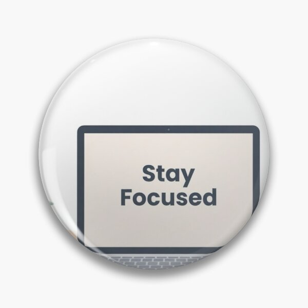 Item preview, Stay Focused Study Motivation Minimal Design designed and sold by RahulArtForge.