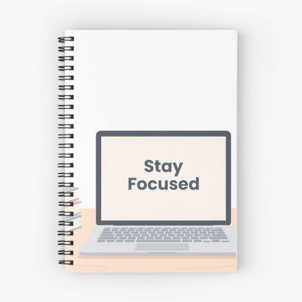 Item preview, Stay Focused Study Motivation Minimal Design designed and sold by RahulArtForge.