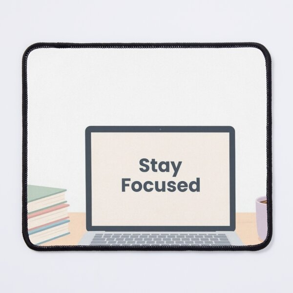 Item preview, Stay Focused Study Motivation Minimal Design designed and sold by RahulArtForge.