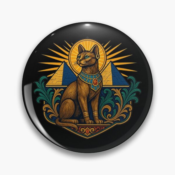 Item preview, Egyptian Cats pyramids – Ancient Sacred Felines, Bastet Goddess Symbols, Mythological Cat Guardians of Egypt designed and sold by Typologystudios.