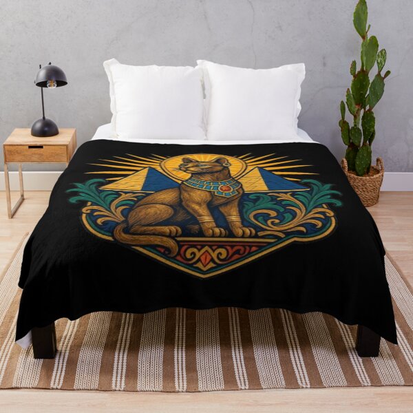 Item preview, Egyptian Cats pyramids – Ancient Sacred Felines, Bastet Goddess Symbols, Mythological Cat Guardians of Egypt designed and sold by Typologystudios.