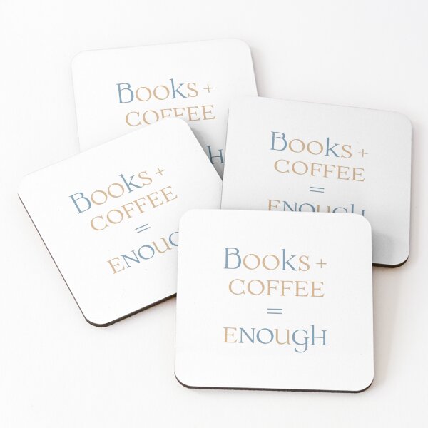 Item preview, Books + Coffee = Enough designed and sold by SR8891.