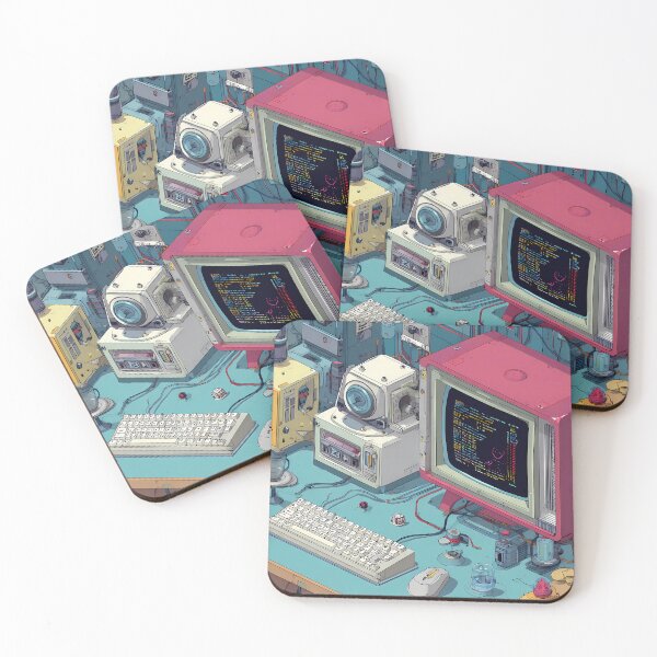 Item preview, PC Retro Pixel Art 8Bit Illustration Aesthetic Landscapes  designed and sold by ART ATTACK ZONE.