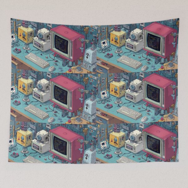 Item preview, PC Retro Pixel Art 8Bit Illustration Aesthetic Landscapes  designed and sold by ART ATTACK ZONE.
