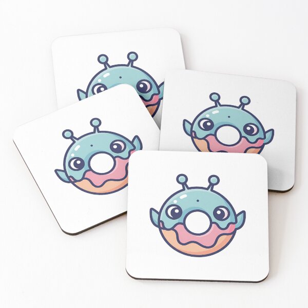 Item preview, A digital illustration of a smiling extraterrestrial creature designed and sold by VerizalShop.