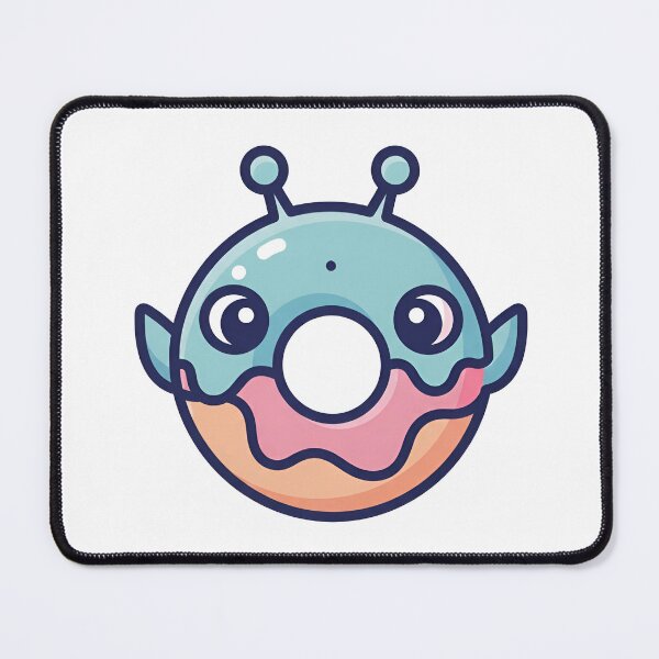 Item preview, A digital illustration of a smiling extraterrestrial creature designed and sold by VerizalShop.