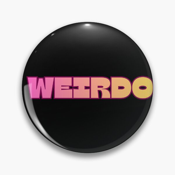 Item preview, Weirdo - bold neon text tee designed and sold by TeeHeeRiot.