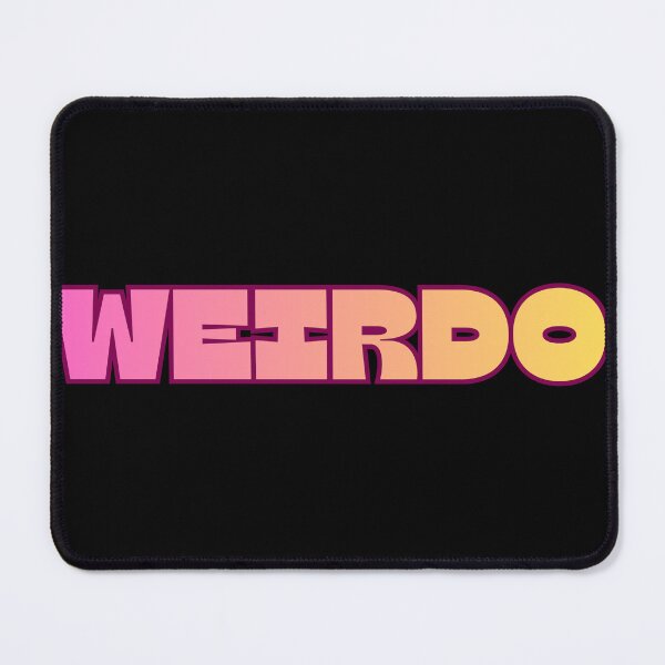 Item preview, Weirdo - bold neon text tee designed and sold by TeeHeeRiot.