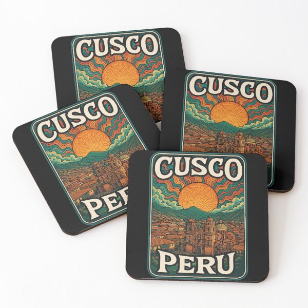 Item preview, Cusco Peru Trippy Art Travel designed and sold by TomFrontierArt.