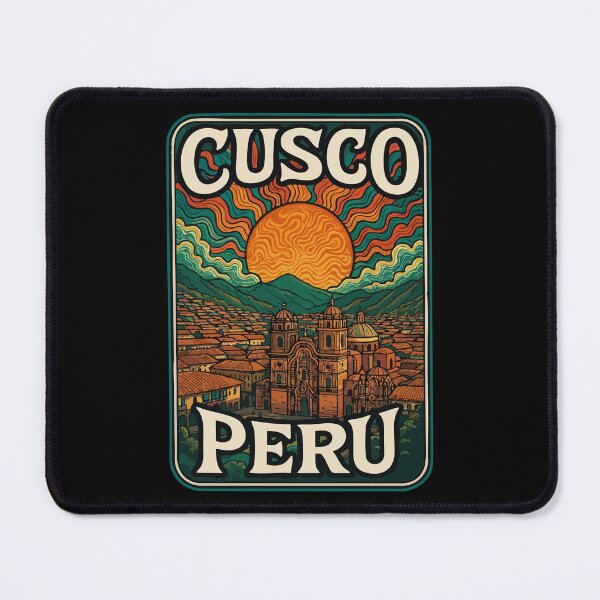 Item preview, Cusco Peru Trippy Art Travel designed and sold by TomFrontierArt.