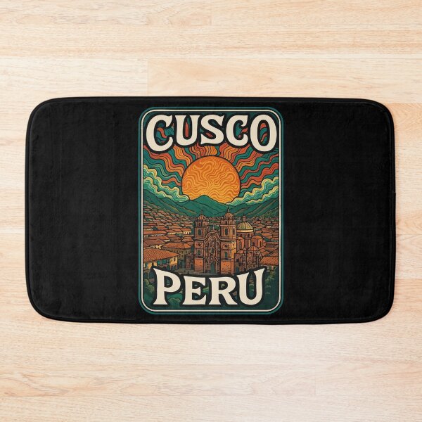 Item preview, Cusco Peru Trippy Art Travel designed and sold by TomFrontierArt.