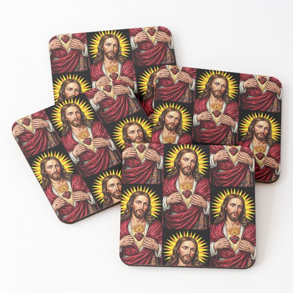 Item preview, Sacred Heart of Jesus designed and sold by Analog Aura .