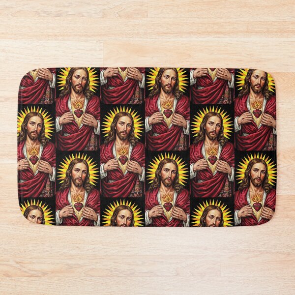 Item preview, Sacred Heart of Jesus designed and sold by Analog Aura .