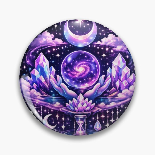 Item preview, Mystic Crystal Sphere Emblem designed and sold by CrumbyCrab62.