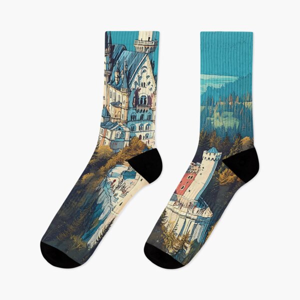 Item preview, Germany Illustration Travel Art Vintage designed and sold by KrisSidDesigns.