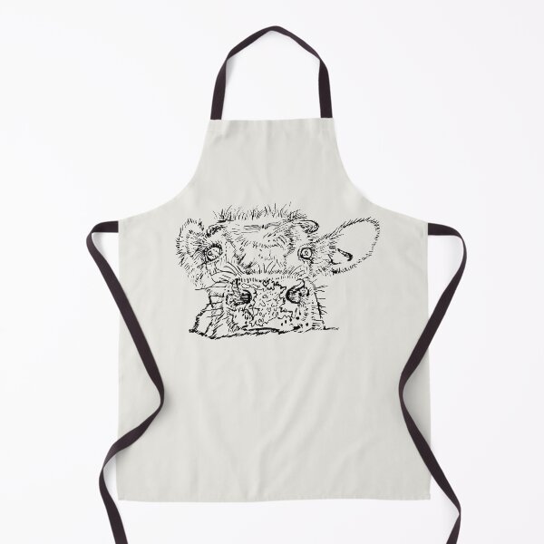 Item preview, Dairy Cow - Peekamoo - (#F0EEE9) designed and sold by The Stippler Process.