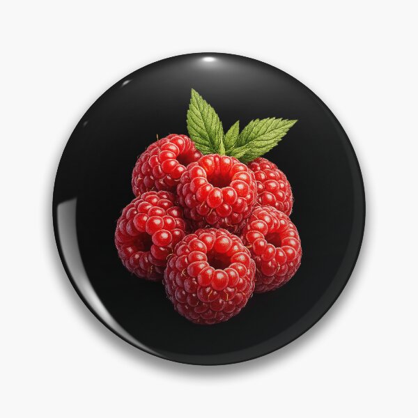 Item preview, Fresh Juicy Raspberry Cluster With Leaves designed and sold by SteveLPenix.