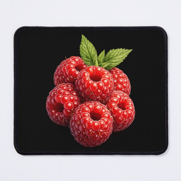 Item preview, Fresh Juicy Raspberry Cluster With Leaves designed and sold by SteveLPenix.